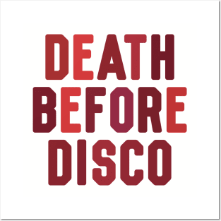 Death Before Disco Posters and Art